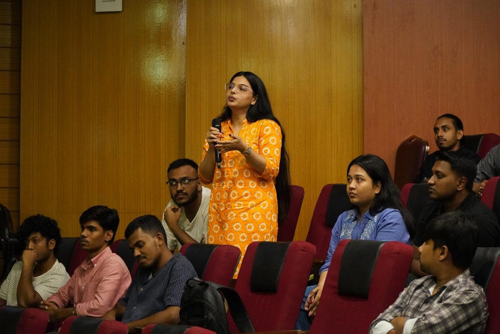 North South University Department of Marketing and International Business held a special session on career guidelines featuring keynote speakers from major companies, advising on maintaining a balance between extracurricular activities and university education.