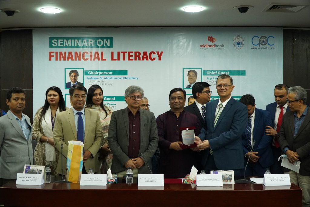 North South University and Midland Bank Organize Financial Literacy Seminar
